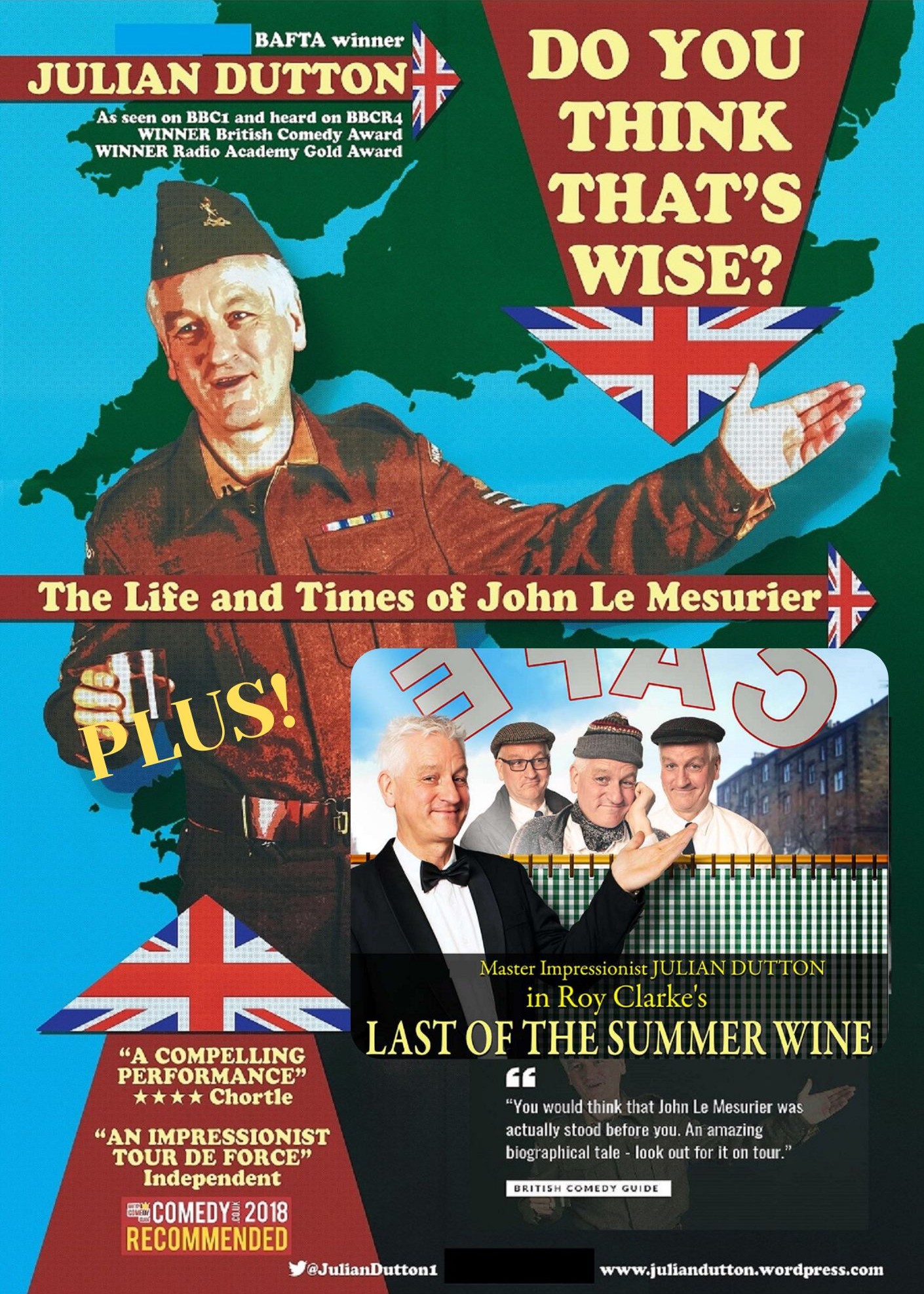 Master Impressionist Julian Dutton Presents The Life & Times of John Le Mesurier PLUS Last of the Summer Wine