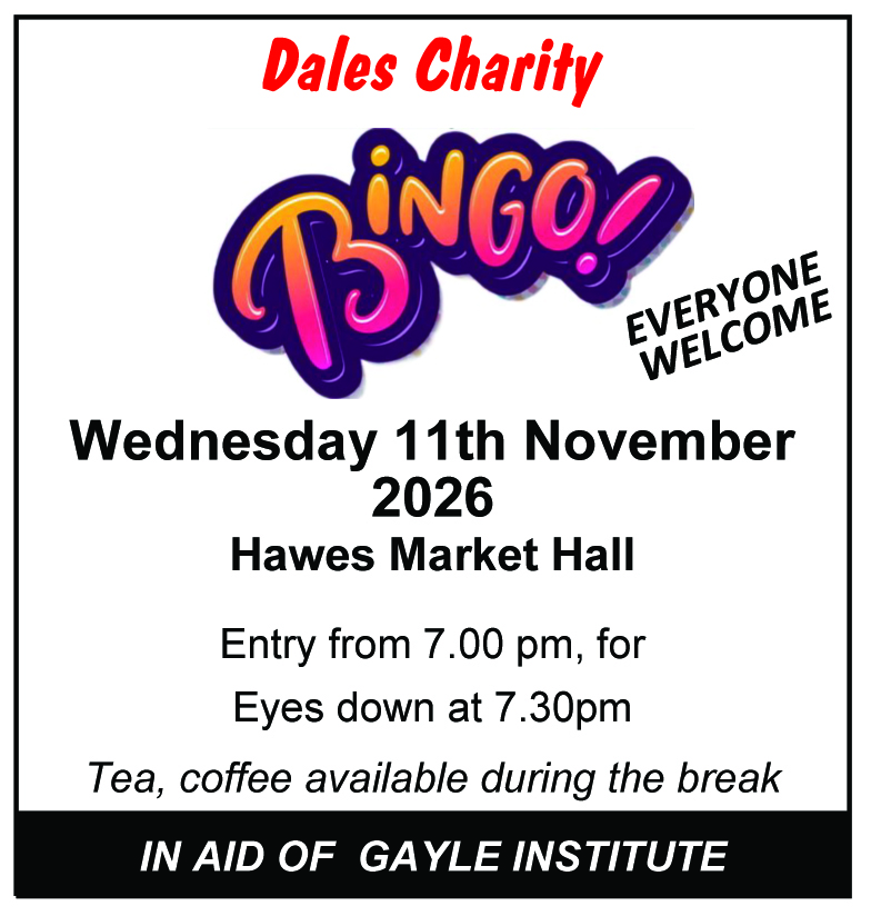 Gayle Institute Fund Raising Bingo Night - all welcome