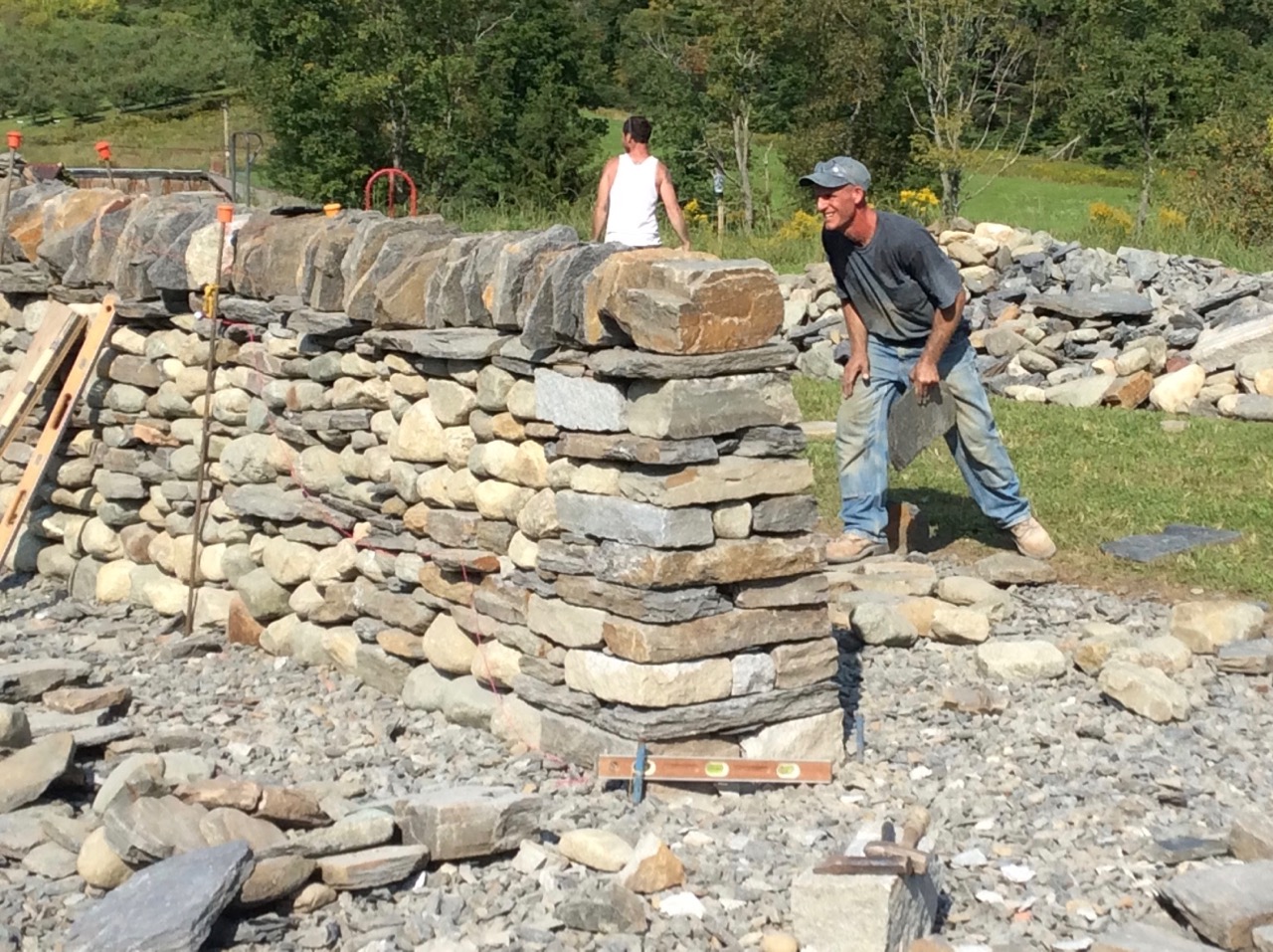 Masterclass Launches Traditional Dry Stone Walling Drive in Reeth Today