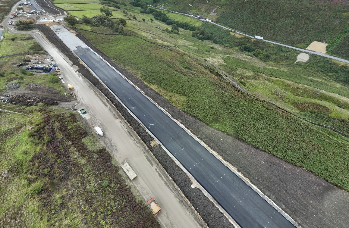 Final Surfacing Work Commences on Massive Eighty-Two-Million A59 Kex Gill Realignment