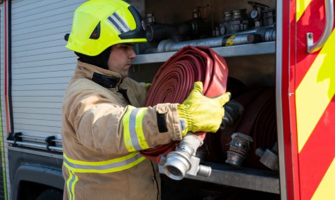 Fire Crews Scrambled Late Last Night to Agricultural Baler Blaze