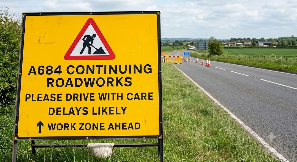 A684 Resurfacing Continues with Convoy Traffic Management