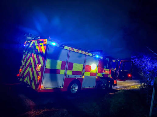 Fire Crews Extinguish Moorland Blaze Triggered by Youth Campfire