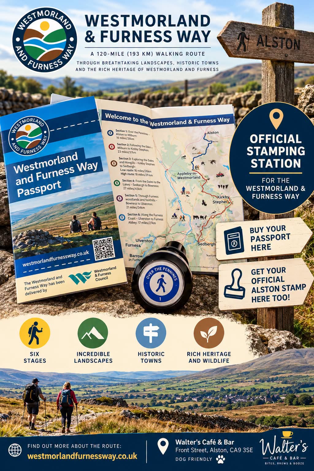 Walkers Access Guides for Westmorland and Furness Way